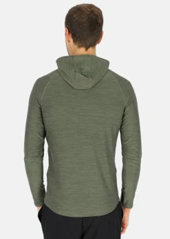 Sale Swedemount Multi Hood Fullzip Olive Melange/Black