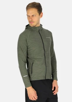 Sale Swedemount Multi Hood Fullzip Olive Melange/Black