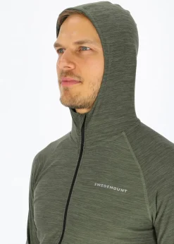 Sale Swedemount Multi Hood Fullzip Olive Melange/Black