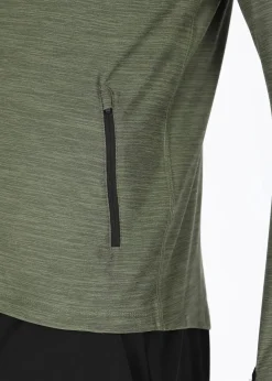 Sale Swedemount Multi Hood Fullzip Olive Melange/Black