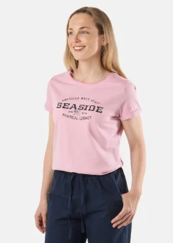 Seaside Nautical Tee W Pink