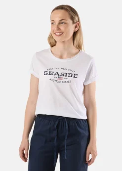 Best Seaside Nautical Tee W White