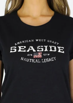 Best Seaside Nautical Tee W Navy