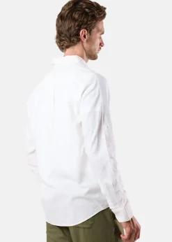 Seaside New Hampshire Linen LS Shirt White