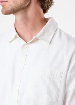 Seaside New Hampshire Linen LS Shirt White