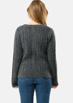 Clearance Seaside New Haven Knit W Charcoal Melange