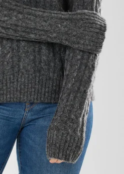 Clearance Seaside New Haven Knit W Charcoal Melange