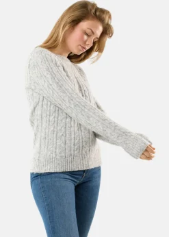 Seaside New Haven Knit W Lt Grey Melange