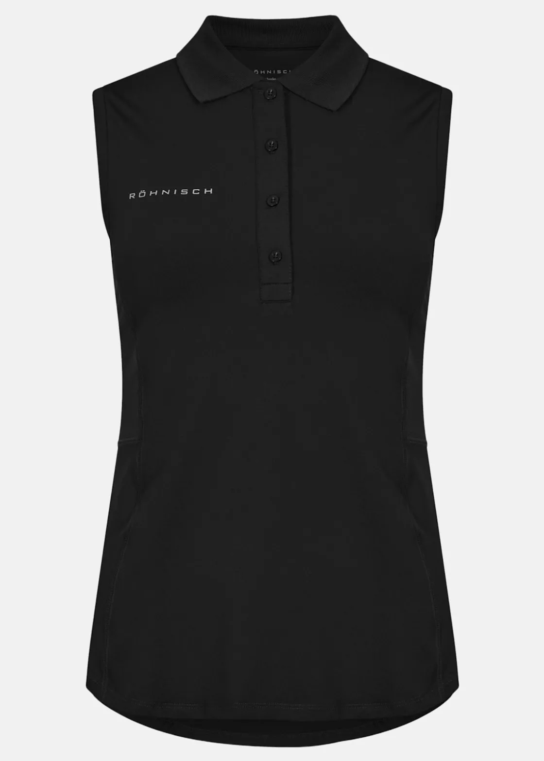 Röhnisch Nicky Sleeveless Poloshirt Black