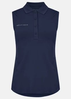 Discount Röhnisch Nicky Sleeveless Poloshirt Navy