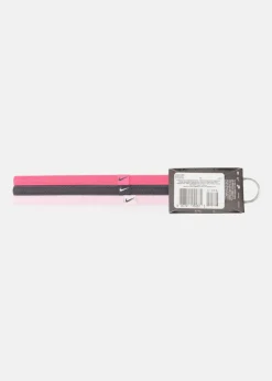 Clearance Nike ELASTIC HAIRBANDS 3 PK SPARK PINK/GRIDIRON/PRISM PINK