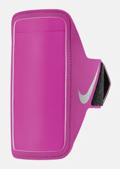 Online Nike LEAN ARM BAND PLUS Active Pink/Black/Silver