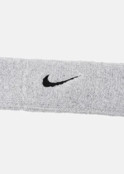 Hot Nike SWOOSH HEADBAND MATTE SILVER/BLACK