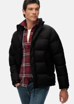 Online Superdry NON HOODED TECH PADDED JKT Black