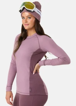 New Swedemount Nordic Active Base Layer Set W II Dk. Mauve/Pale Mauve