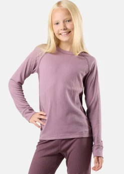Swedemount Nordic Active Base Layer Set JR II Dk. Mauve/Pale Mauve