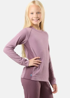 Swedemount Nordic Active Base Layer Set JR II Dk. Mauve/Pale Mauve