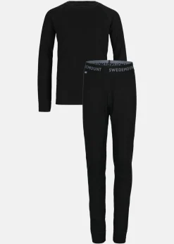 Best Swedemount Nordic Active Base Layer Set JR II Black