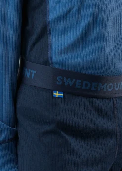 Best Swedemount Nordic Active Baselayer Set JR Dk. Navy/Blue