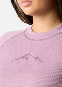 Best Swedemount Nordic Active Baselayer Set W Dk. Mauve/Pale Mauve