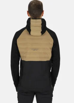 Best Swedemount Nordic Hybrid Hooded Jacket Black/Cappuccino