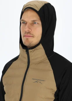 Best Swedemount Nordic Hybrid Hooded Jacket Black/Cappuccino