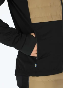 Best Swedemount Nordic Hybrid Hooded Jacket Black/Cappuccino