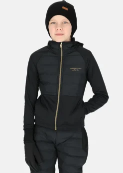 Discount Swedemount Nordic Hybrid Hooded Jacket G JR Black/Charcoal
