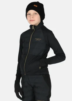 Discount Swedemount Nordic Hybrid Hooded Jacket G JR Black/Charcoal