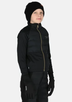 Discount Swedemount Nordic Hybrid Hooded Jacket G JR Black/Charcoal
