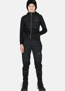 Discount Swedemount Nordic Hybrid Hooded Jacket G JR Black/Charcoal