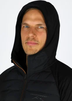 Outlet Swedemount Nordic Hybrid Hooded Jacket Black/Charcoal