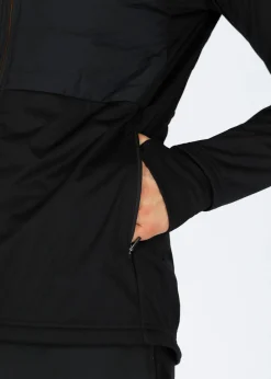 Outlet Swedemount Nordic Hybrid Hooded Jacket Black/Charcoal