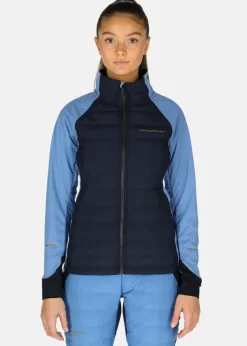 Best Swedemount Nordic Hybrid Jacket W Dusty Blue/Navy