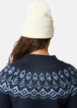 Outlet Swedemount Nordic Wool Beanie Offwhite/Black