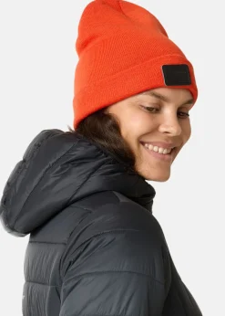 Outlet Swedemount Nordic Wool Beanie Orange/Black