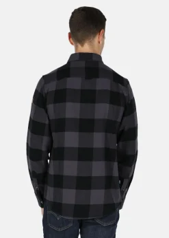 Swedemount Nordkap Flannel Shirt Charcoal/Black Check