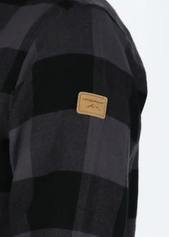 Swedemount Nordkap Flannel Shirt Charcoal/Black Check