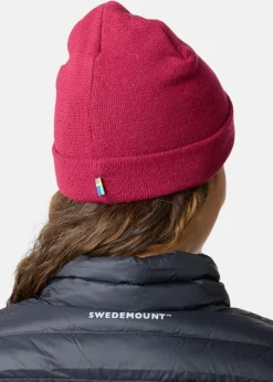 Swedemount Nordkap Logo Wool Hat Burgundy