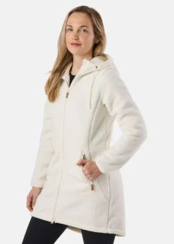 Sale Swedemount Nordkap Pile Coat W Off White