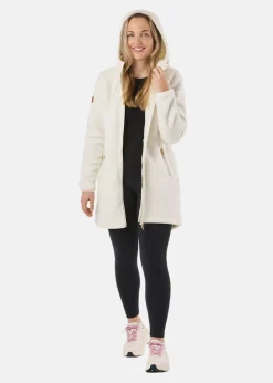 Sale Swedemount Nordkap Pile Coat W Off White