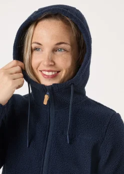 Swedemount Nordkap Pile Coat W Navy