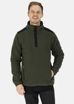 Sale Swedemount Nordkap Pile Halfneck Olive/Black