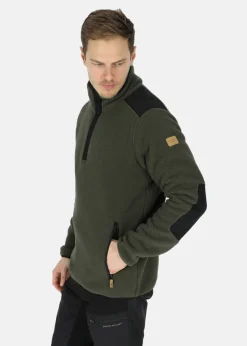 Sale Swedemount Nordkap Pile Halfneck Olive/Black
