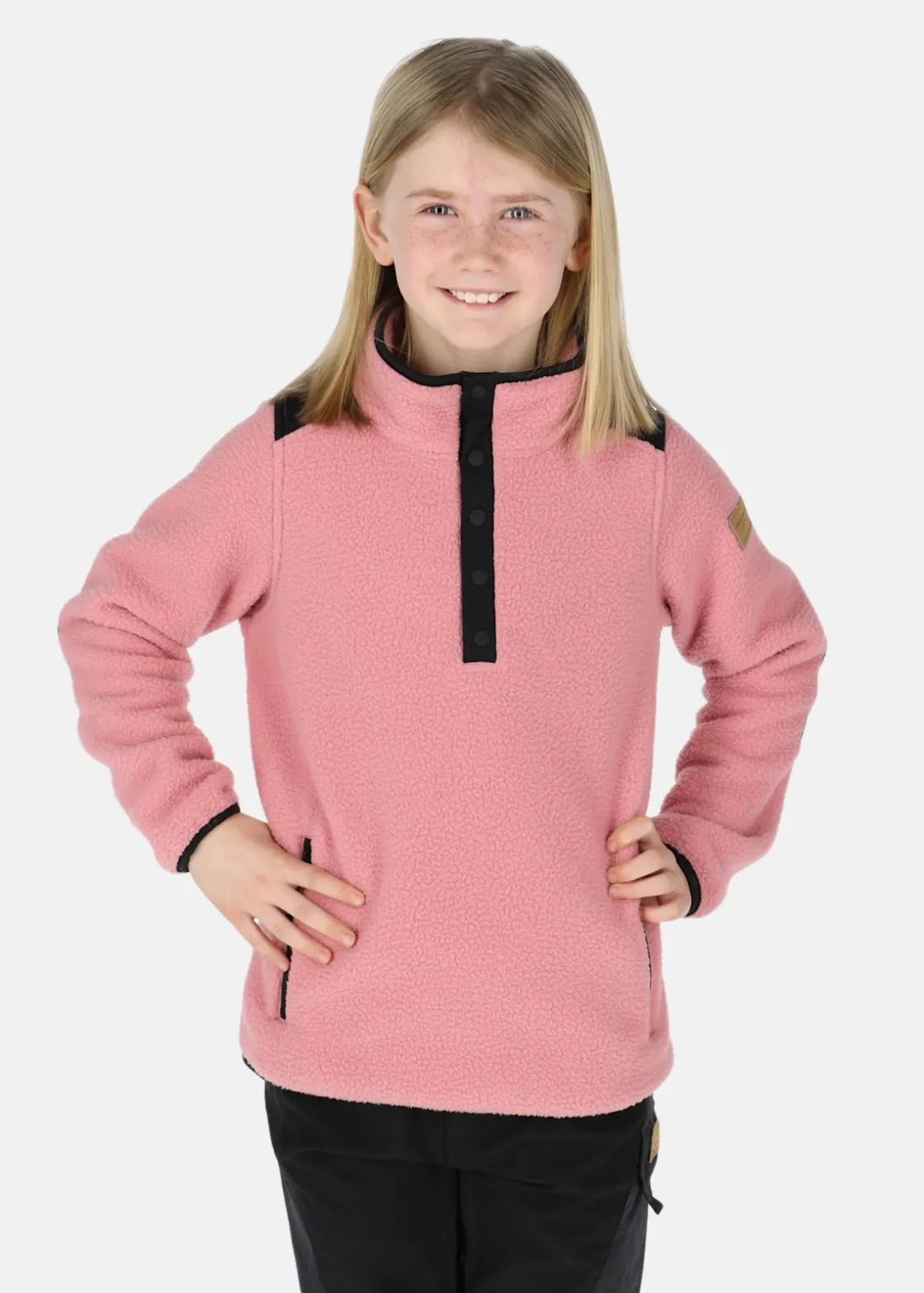 Swedemount Nordkap Pile Halfneck JR Dusty Rose/Black