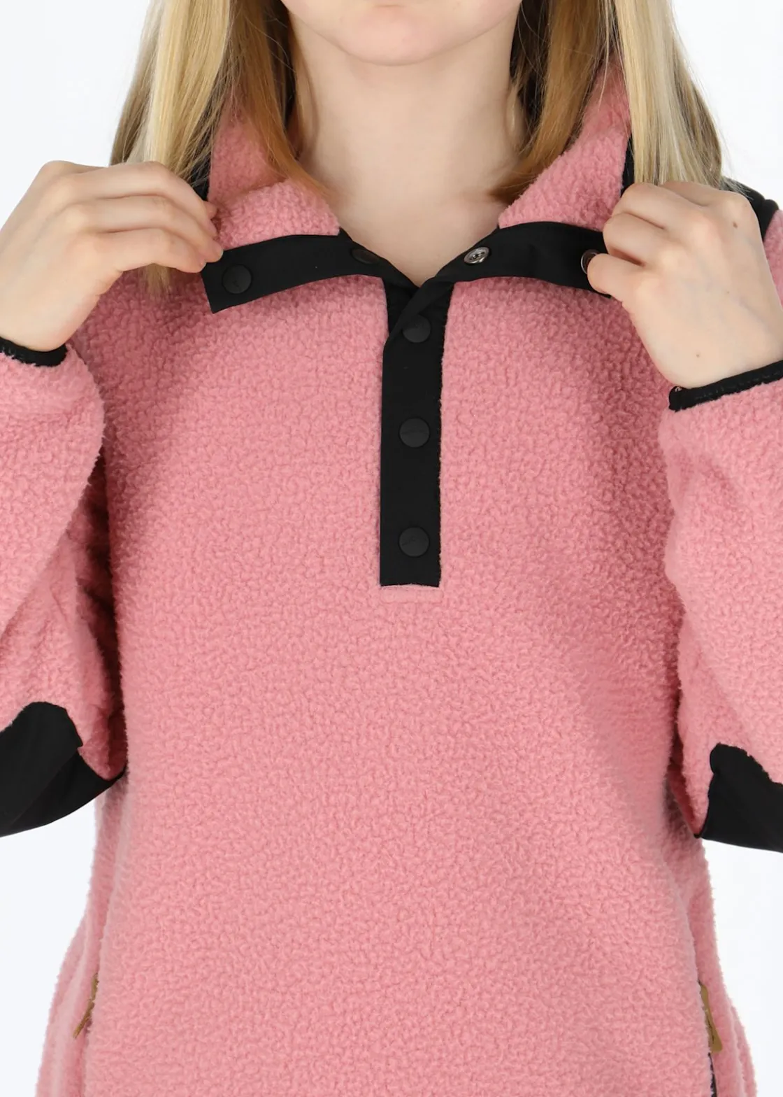 Swedemount Nordkap Pile Halfneck JR Dusty Rose/Black