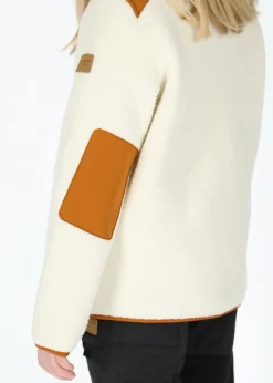 Discount Swedemount Nordkap Pile Halfneck JR Offwhite/Almond