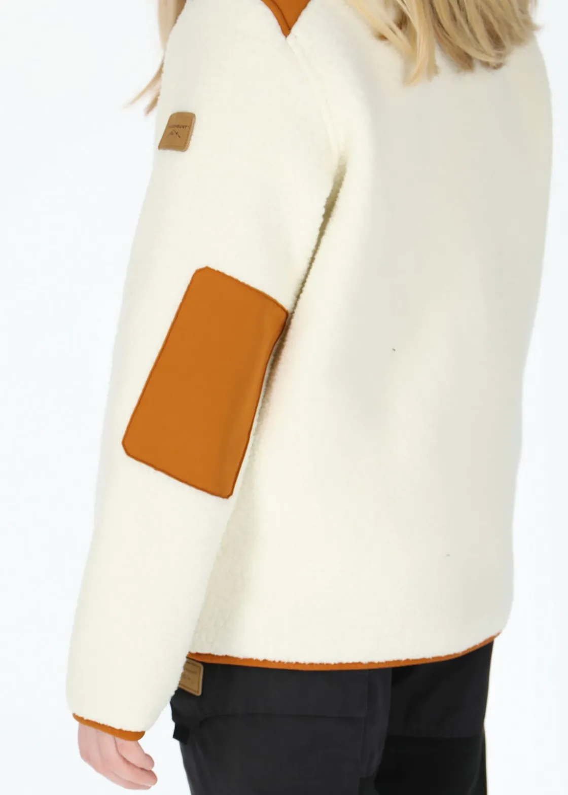 Discount Swedemount Nordkap Pile Halfneck JR Offwhite/Almond