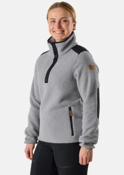 Discount Swedemount Nordkap Pile Halfneck W Lt Grey/Black