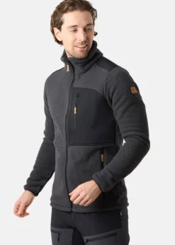 Best Swedemount Nordkap Pile Jacket Dk. Charcoal/Black
